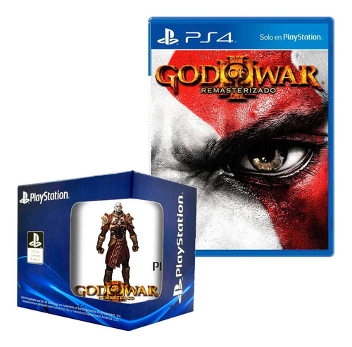 God Of War Iii Remastered Playstation 4 Y Taza 1