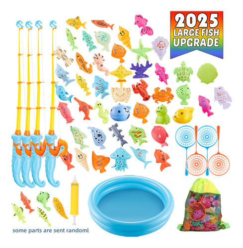 Juguetes Magnéticos Para Juegos De Pesca, Baño Y Piscina, 71