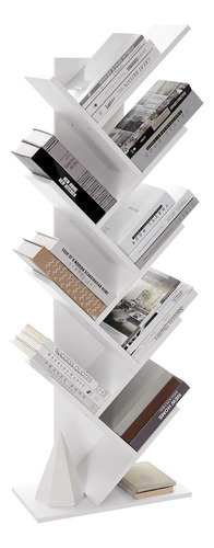 Vasagle Tree Bookshelf, Estantería De Esquina De 8 Niveles Q