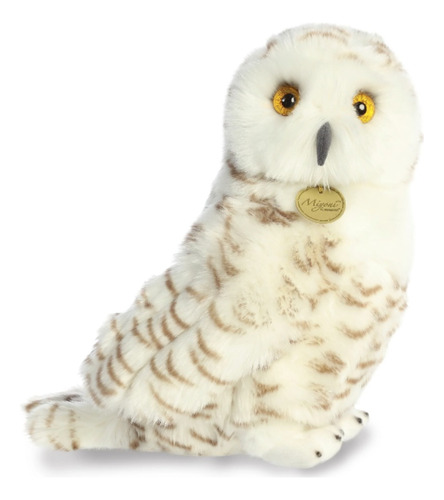 Aurora Peluche Snowy Owl Buho De Las Nieves 