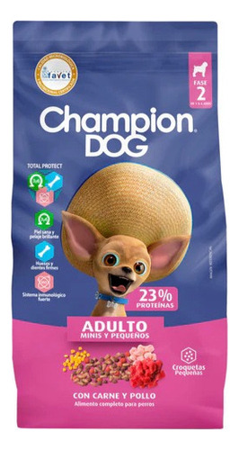 Champion Dog Adulto Razas Pequeñas 18 Kg