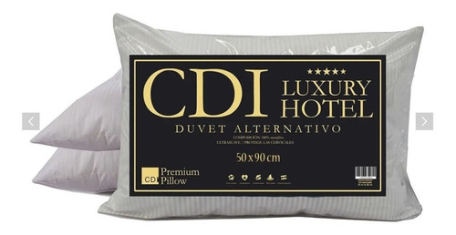 Imagen 2 de 5 de 2 Almohadas Luxury 5 Estrellas Hotel Duvet Antimicrobiana