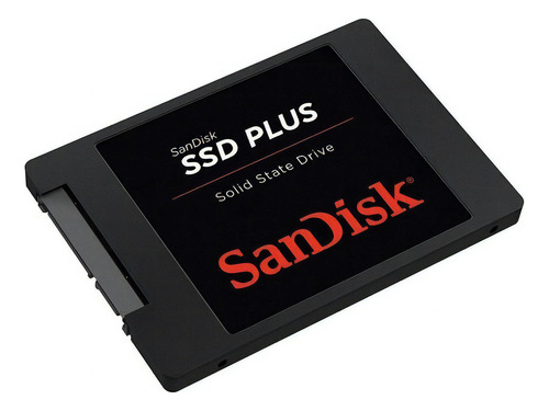 Ssd Sandisk Plus 480gb Sata3 Vel. Leitura 535mbs Preto