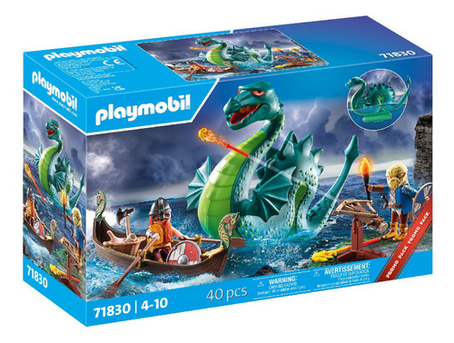 Figura armable Vikingos con monstruo marino 71830 Playmobil