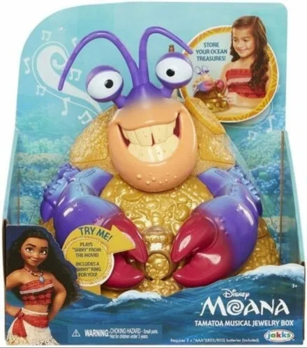 Caja Musical Joyero Tamatoa De Moana Disney