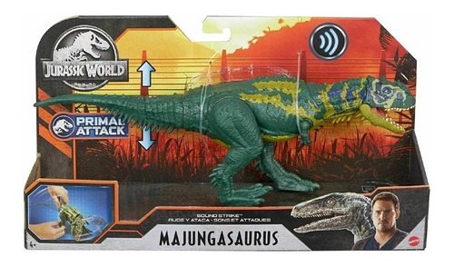 Imagem 9 de 9 de Dinossauro Majungasaurus Com Som Jurassic World Mattel Gmc95