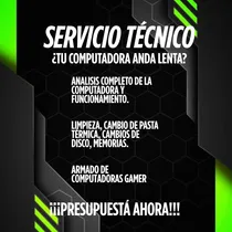 Comprar Servicio Técnico Notebook, Ps4, Armado De Computadoras Gamer