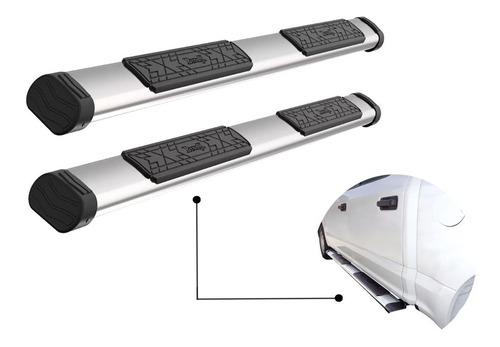 Estribos Ford Lobo F-150 Doble Cabina 2015 - 2020 Cromo