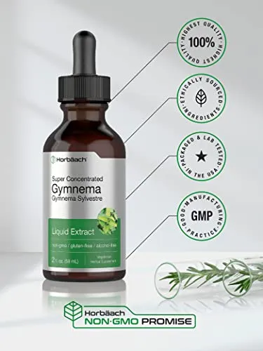 Suplemento Horbaach Gymnema Sylvestre Liquid 60 Ml Alcohol F