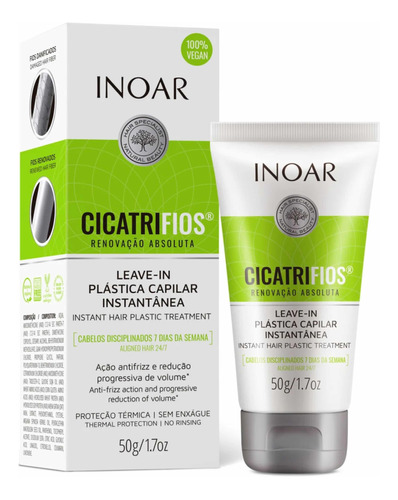 Inoar Leave In Cicatrifios 50g Renovación Absoluta