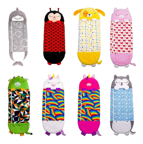 Imagen 5 de 10 de Bolsa De Dormir Peluche Para Niños.
