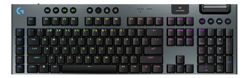 Imagem do produto Teclado Mecânico Gamer sem fio Logitech G915 X Lightspeed Switch Brown Tactile - Preto em Mercado Livre
