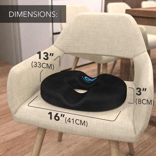 Almohada Viscoelástica Everlasting Comfort Modelo Para Coxis E. Cojín Donut