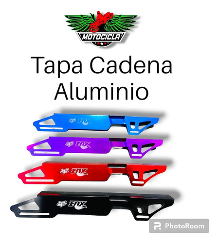 Tapa Cadena Aluminio Moto Universal 
