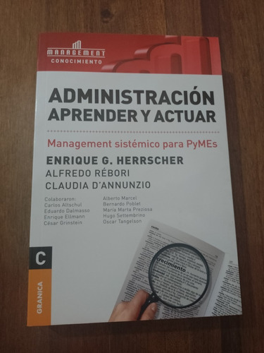 Administración Aprender Y Actuar - Enrique G. Herrscher