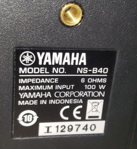 Bocinas Yamaha Ns-b40 Y Nx-e270 Teatro En Casa Negro