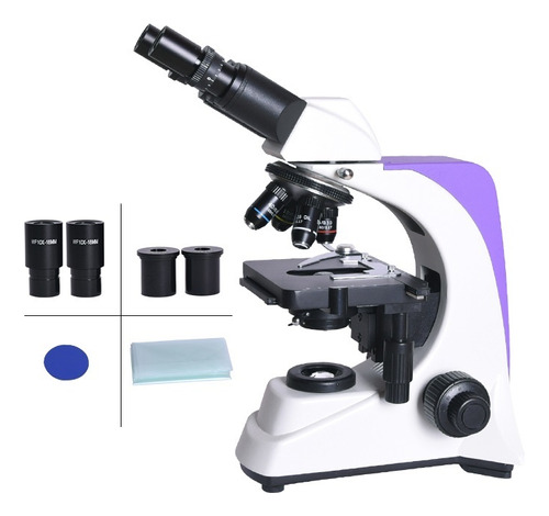 Profesional De Laboratorio Biológico Binocular Microscopía