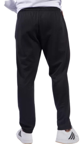 Imagen 2 de 4 de Pantalón Deportivo Hombre Jogging Felpa Sin Puño + Bolsillos