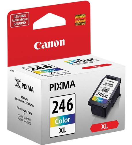 Cartucho Tinta Original Canon Cl246xl Tricolor. Pixma Series