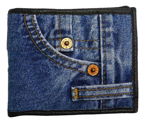 Bijoux De Ja Cartera Pequeña Unisex De Mezclilla Azul
