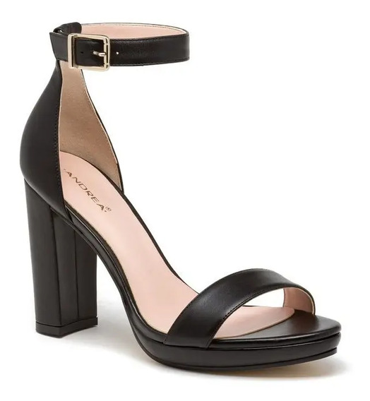 Sandalias Tacon Grueso Andrea | MercadoLibre 📦