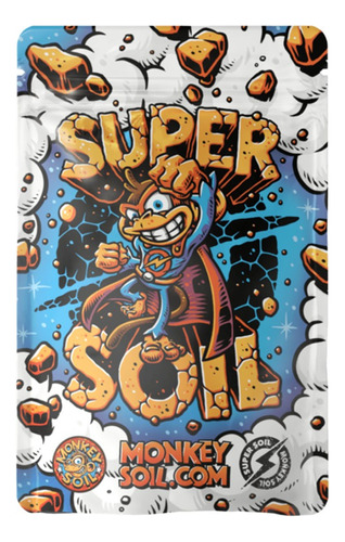 Monkey Supersoil 900gr Monkey Soil Fertilizante Nutrientes