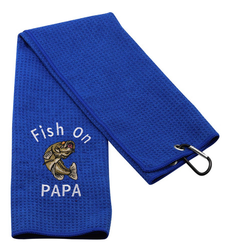 Regalo Pesca Para Papa Pez Accesorio Toalla Pescado Papa1