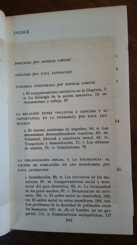 Imagen 2 de 3 de Biología Del Comportamiento - Konrad Lorenz / Paul Leyhausen