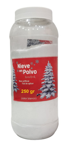 Snow Flock 250 Gr. Nieve Artificial Árbol Navideño Blanco