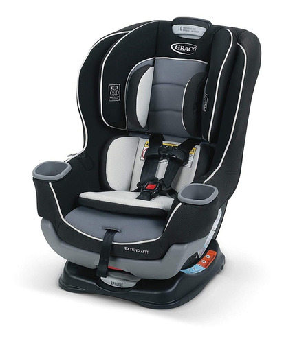 Cadeira infantil para carro Graco Extend2fit Convertible gotham