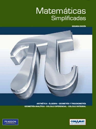 Matematicas Simplificadas Conamat. 2. Edición. Físico.