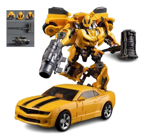 E Transformers Bumblebee Camaro Transformable Miniatura E
