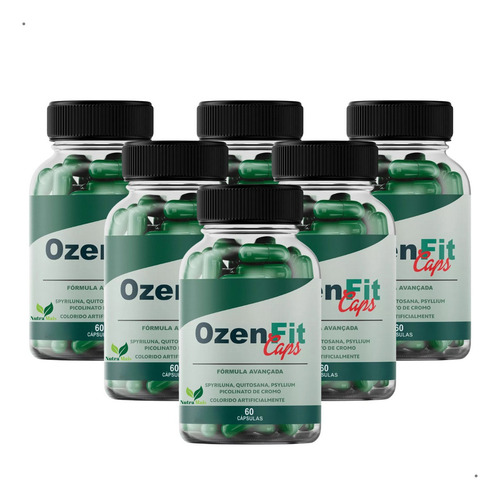 3 Ozenfit Suplemento Natural Ozen Fit Caps Imediato Sabor