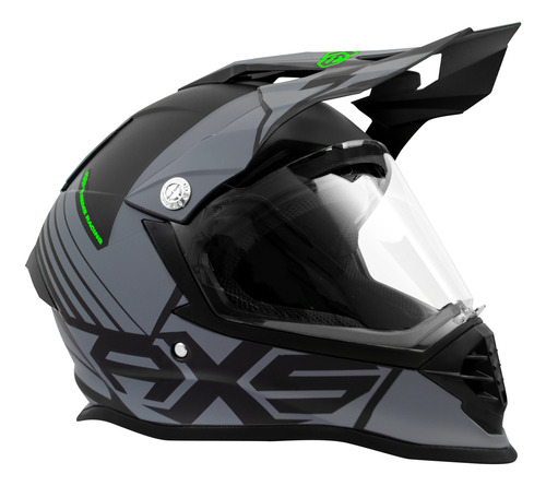 Casco Para Moto Axs-racing Certificacion Dot Verde Axs Pro Xl : 61 – 62 Cm