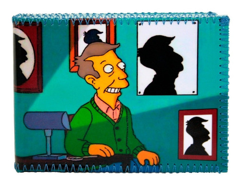 Billetera Simpsons Skinner Viernes De Siluetas Con Tarjetero