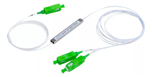 Splitter Fibra Optica 1x2 Conectorizado Sc/apc X 10 Unidades
