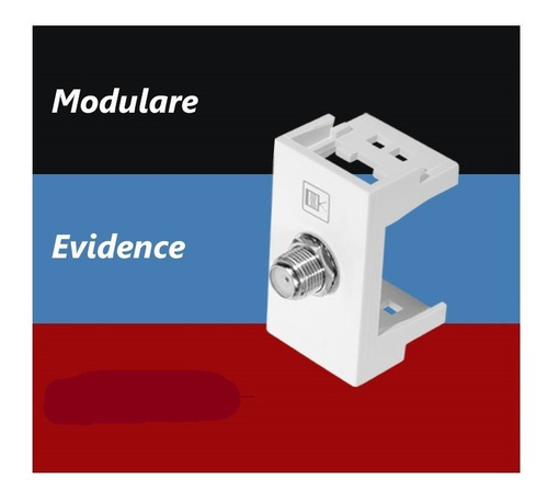 Módulo Tomada Tv Coaxial 75 Ohms Fame Modulare/evidence