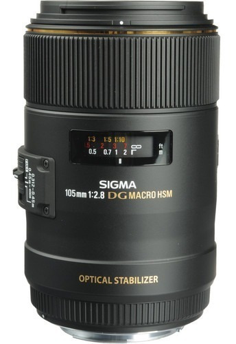 Sigma 105mm F2.8 Ex Dg Os Hsm Macro Lente Para Canon