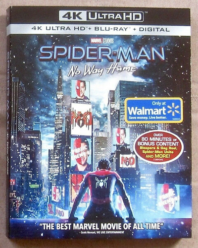 Bluray 4k Uhd Spiderman No Way Home Portada Alterna Exclusiv