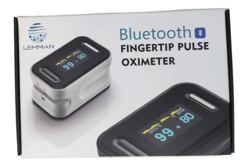 Oximetro Digital Pulso Dedo Bluetooth Medidor Frecuencia 