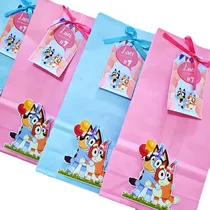 Comprar Bolsitas Papel Golosineras Personalizadas Bluey Bingo X10uni
