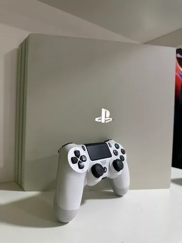 Playstation 4 Pro Branco - Ps4 Pro Branco 1tb Completo Nf