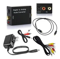 Comprar Kit Convertidor De Audio Optico Digital A Rca + Cable Optico