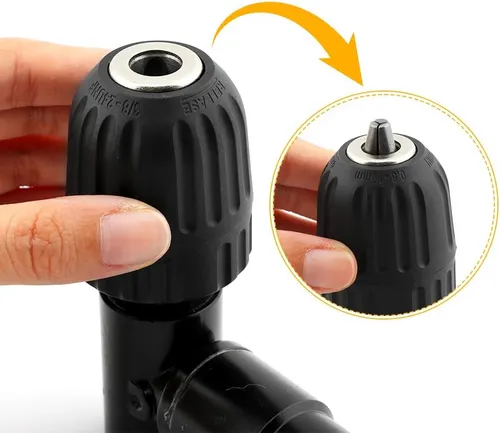 Accesorio De Taladro De Ángulo Recto Con 4 Bits, Adaptador