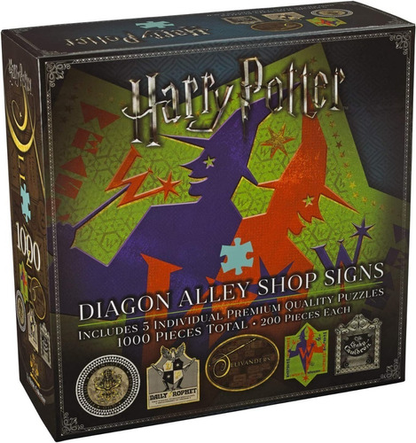 5 quebra-cabeças de Harry Potter (pôsteres) 1000 peças premium
