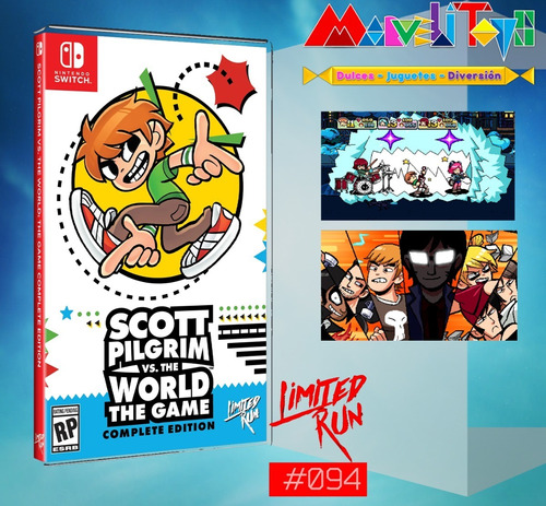 Switch Limited Run Scott Pilgrim Vs The World Standard Ed.