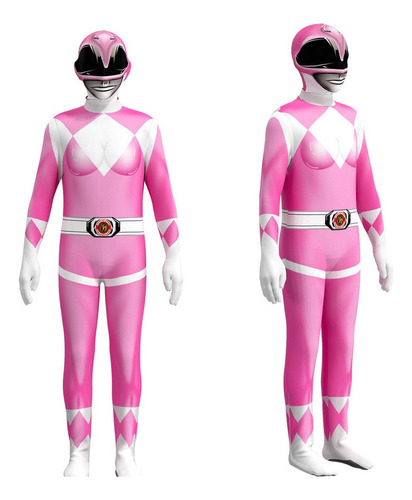 Traje Cosplay Mighty Morphin Power Rangers Para Niño/adulto