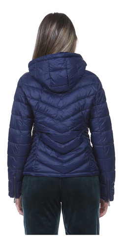 Imagem 4 de 6 de Jaqueta Puffer Feminina Capuz Zíper Bobojaco Inverno Rf1247