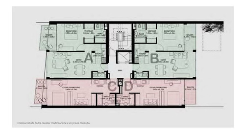 Venta Dpto 2 Amb A Estrenar 50 Mts C/amenities