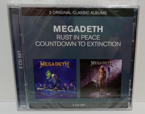 Cd Megadeth - Rust In Peace + Countdown ( 2cd Lacrado)